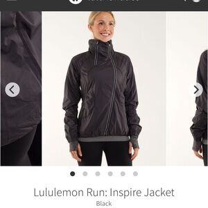 Lululemon Black Inspire Jacket